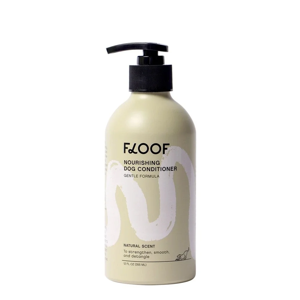 FLOOF Nourishing Dog Conditioner Gentle Formula Natural Scent 12 oz